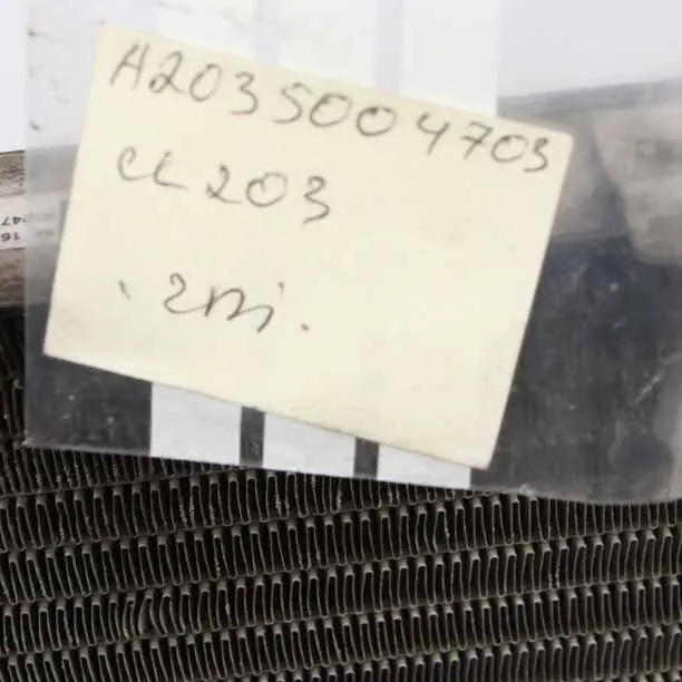 Mercedes W203 W209 Kühler Wasser Kühlmittel Motorkühlung M271 - SKU A2035004703 - Teilenummer A2035004703