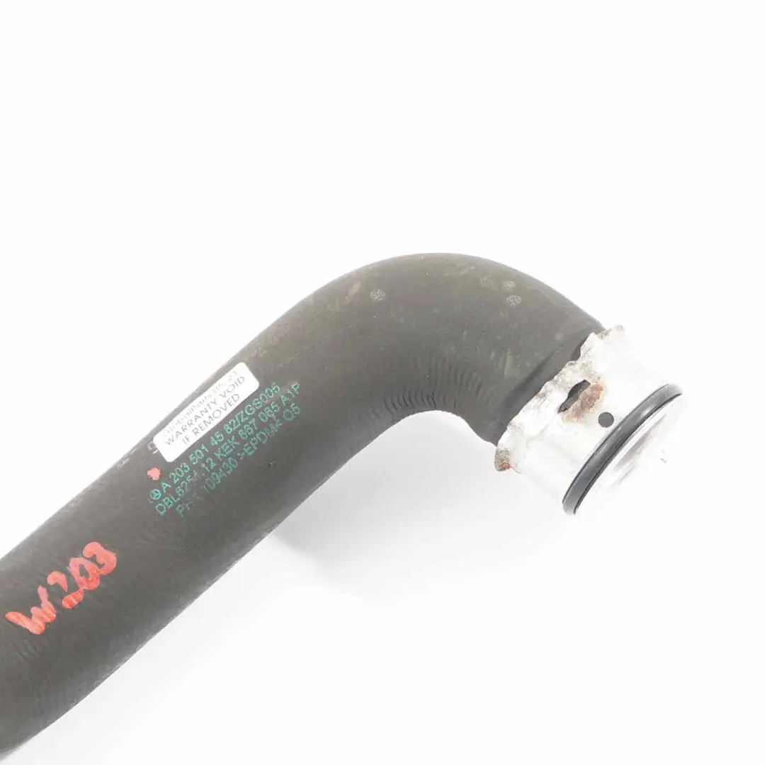 M272 tubo acqua raffreddamento motore radiatore tubo per Mercedes W203 con numero di parte A2035014582 Mercedes W203 M272 tubo acqua raffreddamento motore radiatore tubo - SKU A2035014582 - Numero di parte A2035014582