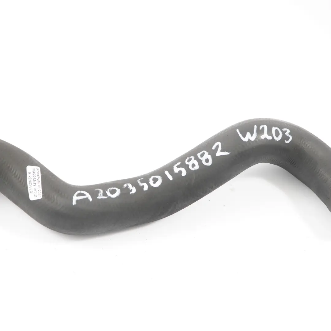 Mercedes W203 OM646 Water Pipe Radiator Coolant Hose Line - SKU A2035015882 - Part number A2035015882
