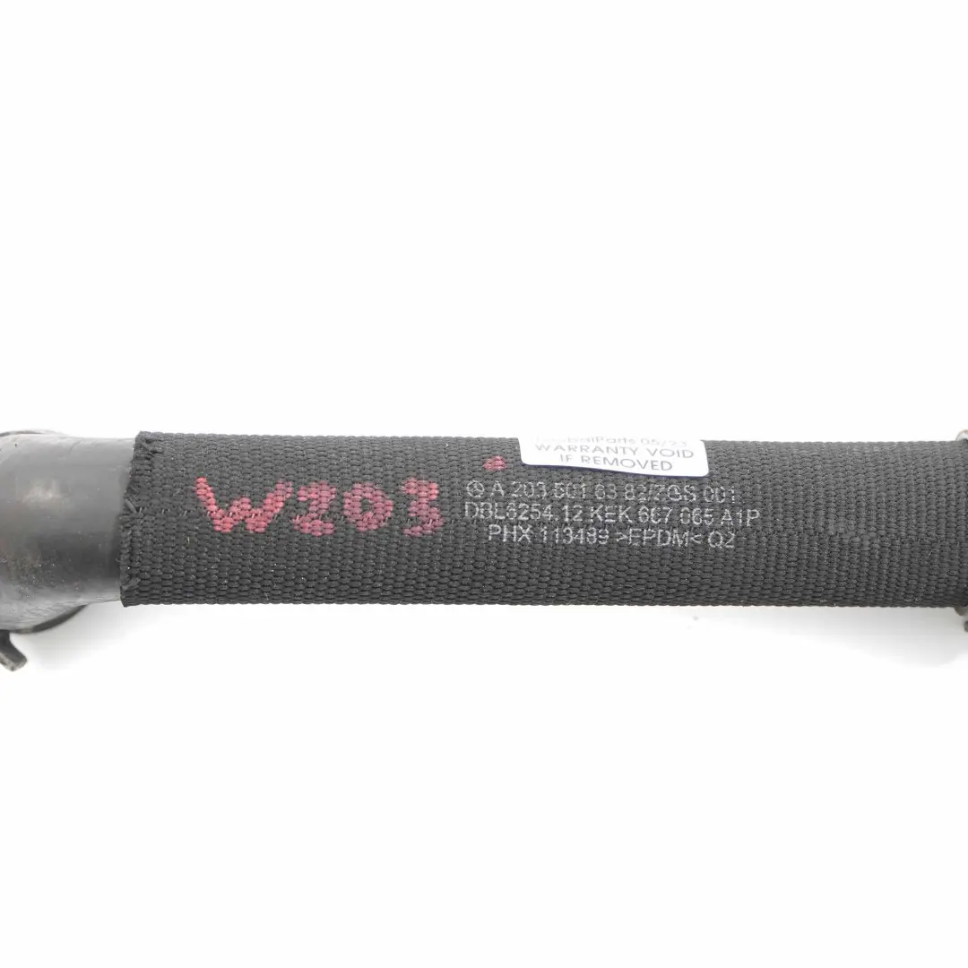 Water Hose Mercedes W203 W209 M272 Expansion Tank Coolant Pipe Line to with Part number A2035016382 Water Hose Mercedes W203 W209 M272 Expansion Tank Coolant Pipe Line - SKU A2035016382 - Part number A2035016382