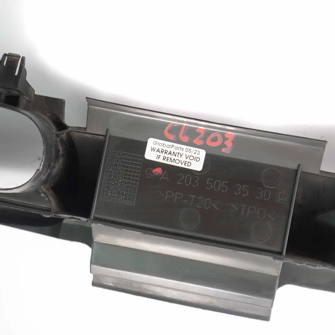 Mercedes CL203 Refroidissement Moteur Radiateur Couvercle déflecteur - SKU A2035053530 - Numéro de pièce A2035053530