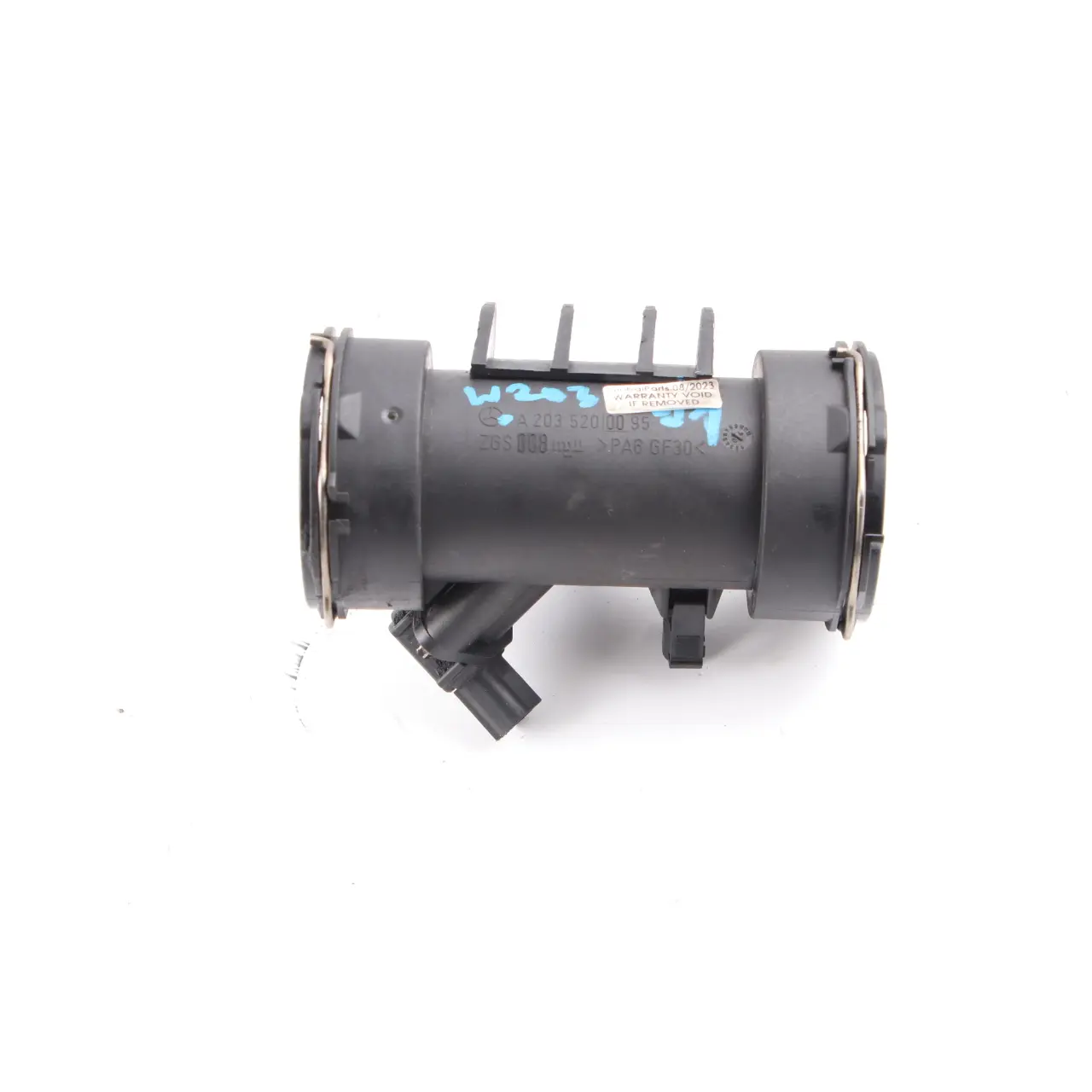 Mercedes-Benz W203 W209 Diesel OM611 Luchtmassameter Sensor Buis A2035200095
