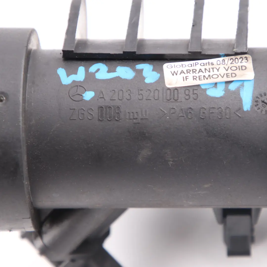 OM611 Air Flow Mass Meter Sensor Pipe to Mercedes W203 W209 Diesel with Part number A2035200095 Mercedes W203 W209 Diesel OM611 Air Flow Mass Meter Sensor Pipe - SKU A2035200095-1 - Part number A2035200095