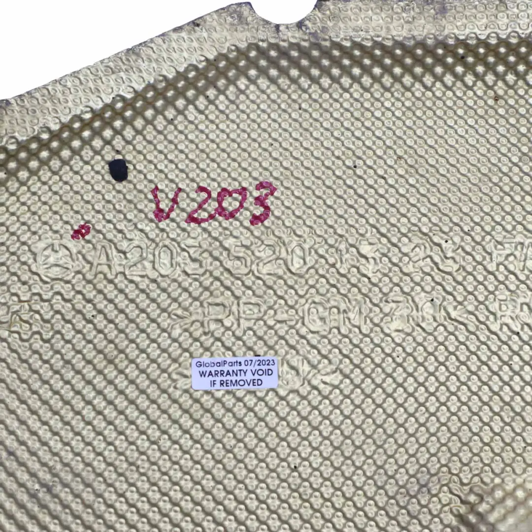 Mercedes W203 Diesel Engine Underbody Cover Protection Panel - SKU A2035201323 - Part number A2035201323