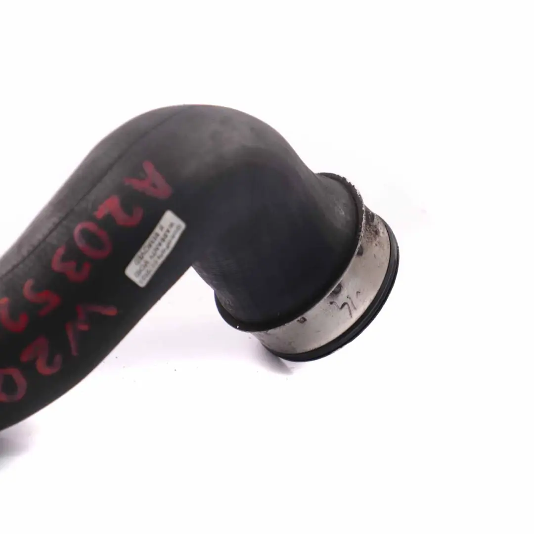 Intake Turbo Hose Pipe to Mercedes W203 CL203 Intercooler Air with Part number A2035282982 Mercedes W203 CL203 Intercooler Air Intake Turbo Hose Pipe - SKU A2035282982 - Part number A2035282982