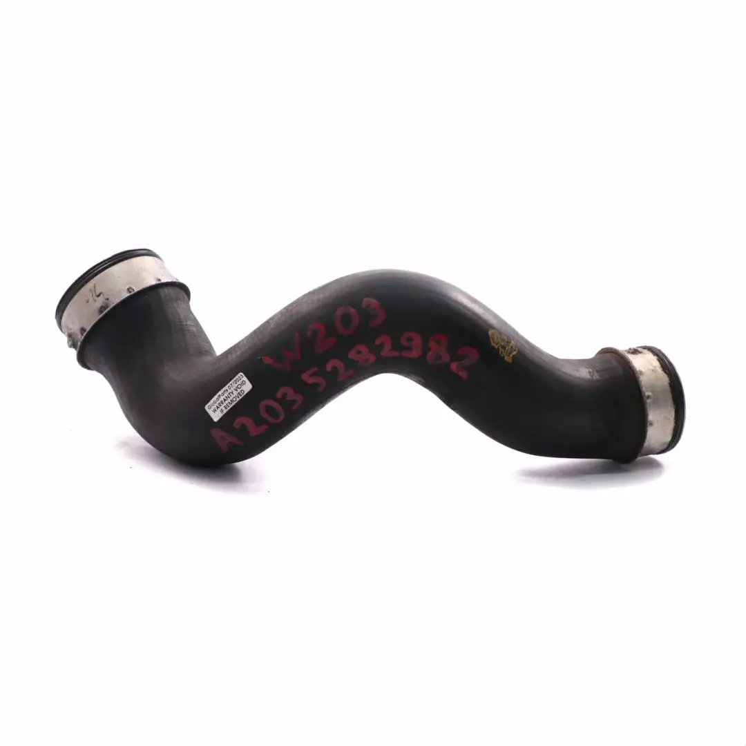 Mercedes W203 CL203 Intercooler Air Intake Turbo Hose Pipe - SKU A2035282982 - Part number A2035282982