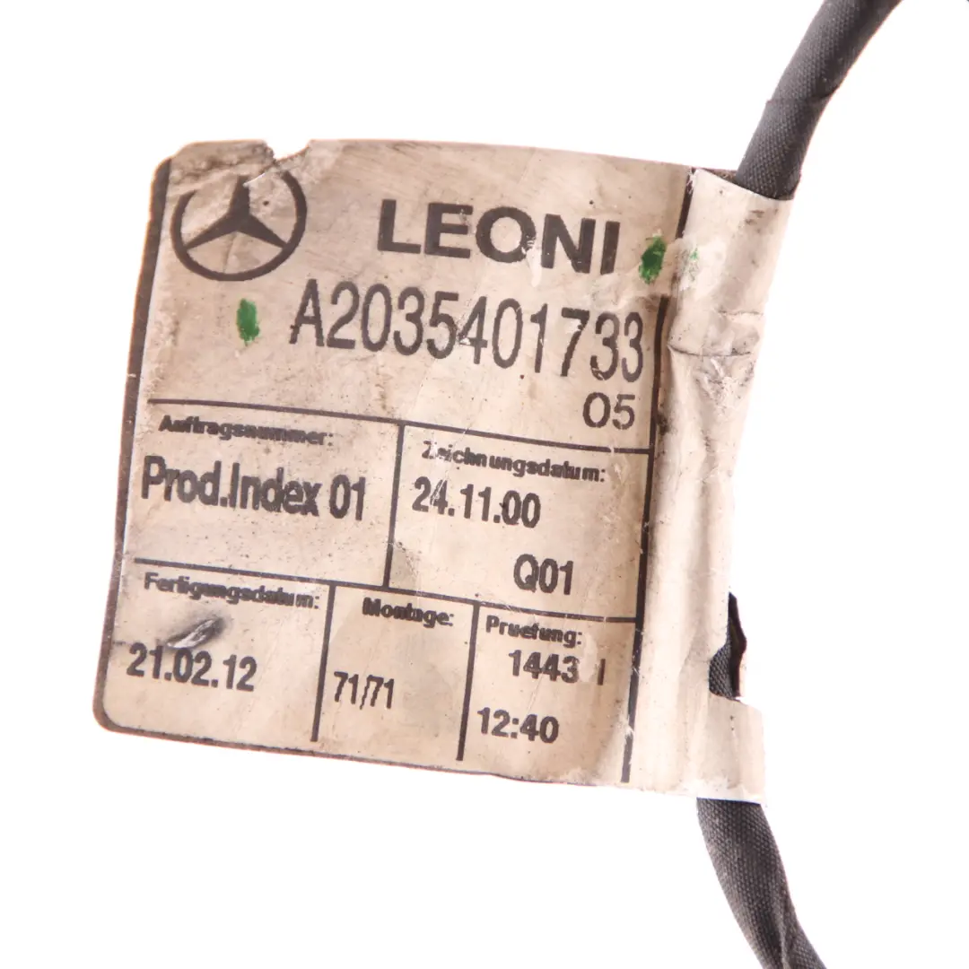 Temperature Display Sensor Mercedes W203 W204 W212 AMG Cable Wiring to with Part number A2035401733 Temperature Display Sensor Mercedes W203 W204 W212 AMG Cable Wiring - SKU A2035401733 - Part number A2035401733