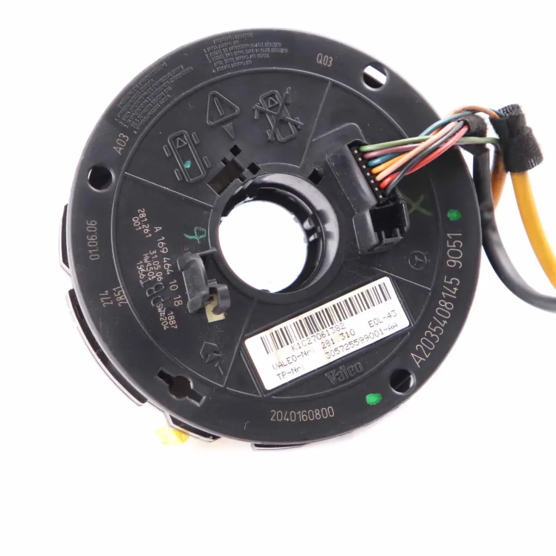Mercedes W203 Steering Wheel Slip Ring Airbag Squib - SKU A2035408145 - Part number A2035408145