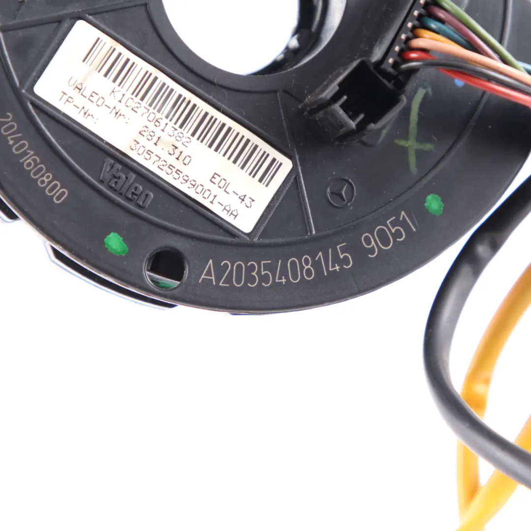 Steering Wheel Slip Ring Airbag Squib to Mercedes W203 with Part number A2035408145 Mercedes W203 Steering Wheel Slip Ring Airbag Squib - SKU A2035408145 - Part number A2035408145