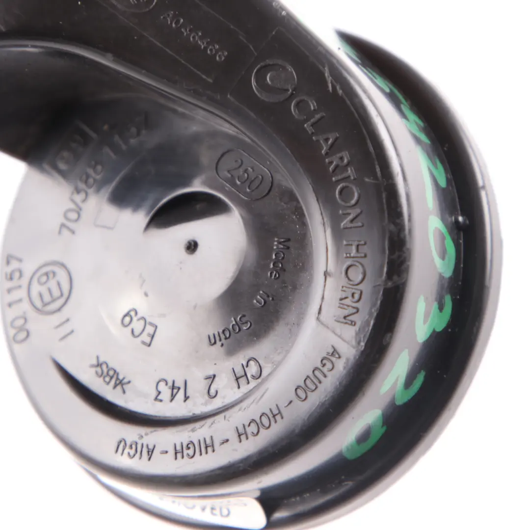 Señal de claxon Alto Tono Sirena Fanfarria para Mercedes CLC CL203 con número de pieza A2035420320 Mercedes CLC CL203 Señal de claxon Alto Tono Sirena Fanfarria - SKU A2035420320 - Número de pieza A2035420320