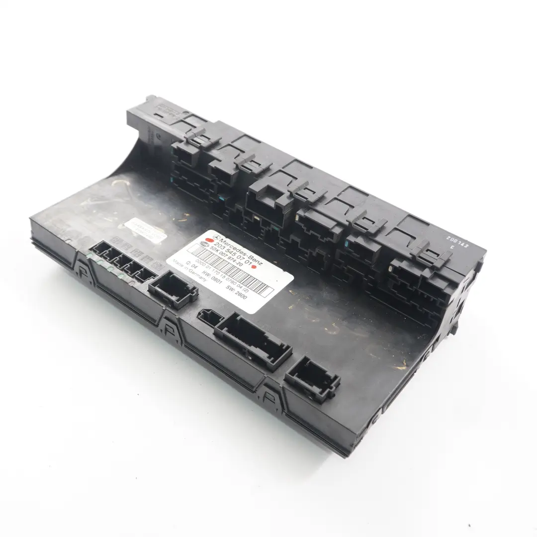 Mercedes W203 Boîte fusibles arrière Module SAM Relais contrôle - SKU A2035450701 - Numéro de pièce A2035450701