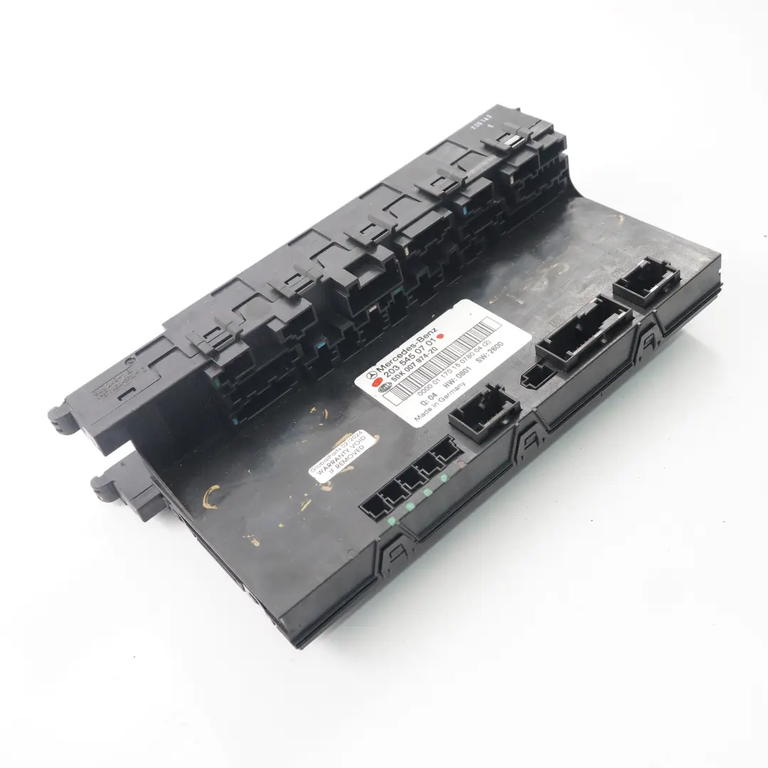 Scatola fusibili Modulo SAM posteriore controllo relè per Mercedes W203 con numero di parte A2035450701 Mercedes W203 Scatola fusibili Modulo SAM posteriore controllo relè - SKU A2035450701 - Numero di parte A2035450701