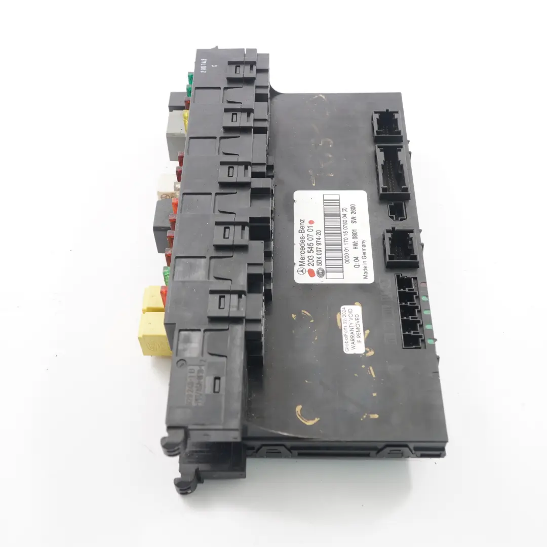 Mercedes W203 Fuse Box Rear SAM Module Relay Control Unit - SKU A2035450701 - Part number A2035450701