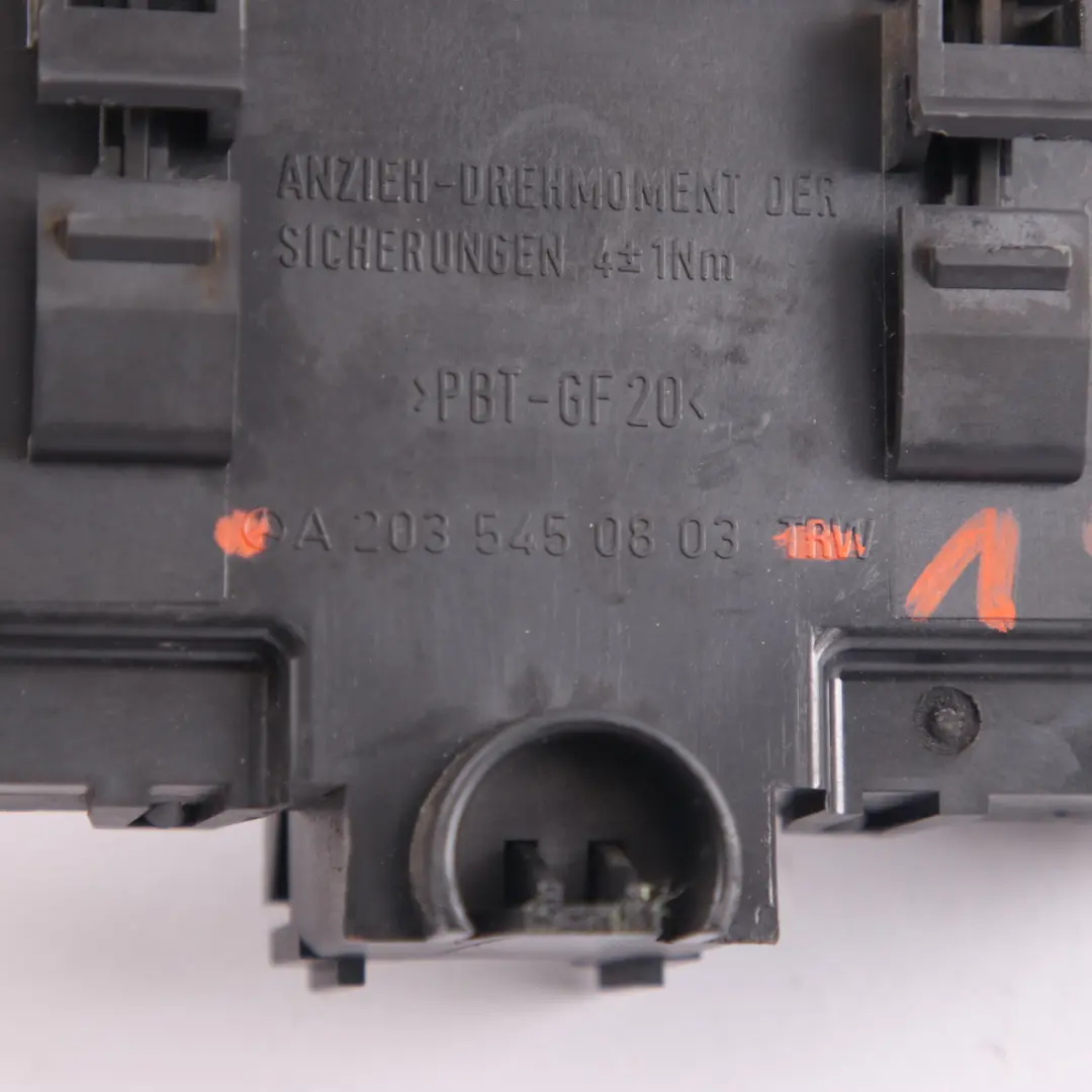 Terminal de batería Caja fusibles control Módulo para Mercedes CL203 W203 con número de pieza A2035450803 Mercedes CL203 W203 Terminal de batería Caja fusibles control Módulo - SKU A2035450803-1 - Número de pieza A2035450803