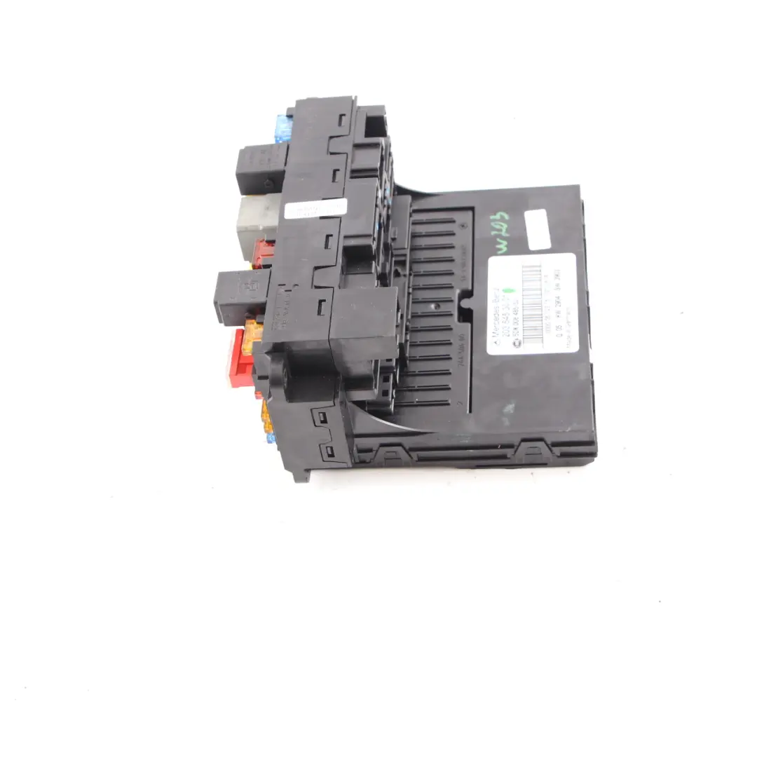 Fuse Box Mercedes CLK W203 W209 Front SAM Control Unit Module ECU to with Part number A2035453001 Fuse Box Mercedes CLK W203 W209 Front SAM Control Unit Module ECU - SKU A2035453001 - Part number A2035453001