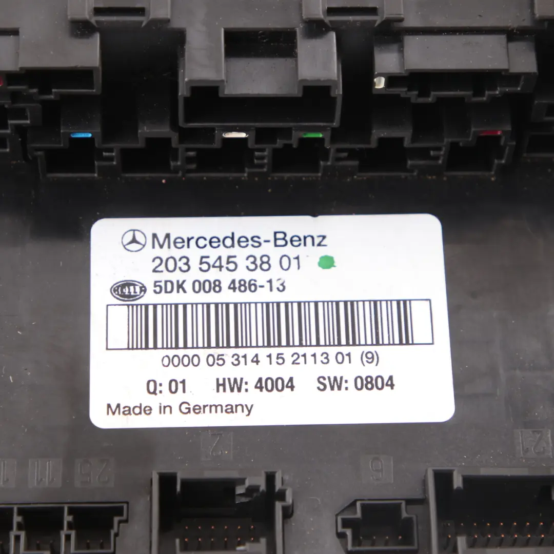 Sicherungs kasten Mercedes W203 C209 Rückseite SAM Modul Steuergerät für mit Teilenummer A2035453801 Sicherungs kasten Mercedes W203 C209 Rückseite SAM Modul Steuergerät - SKU A2035453801 - Teilenummer A2035453801