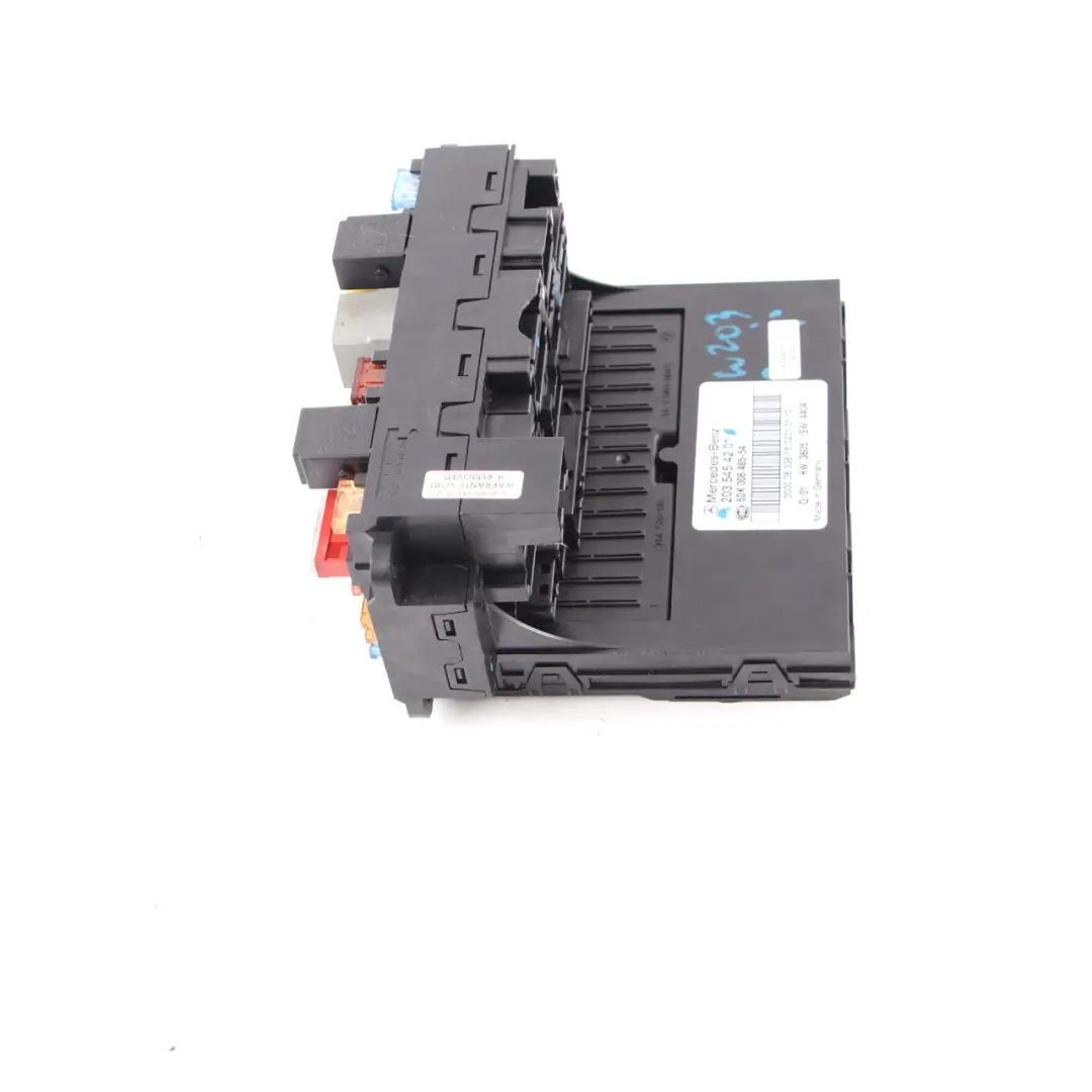 Mercedes W203 C209 SAM Control Unit Module Fuse Box Front - SKU A2035454201 - Part number A2035454201