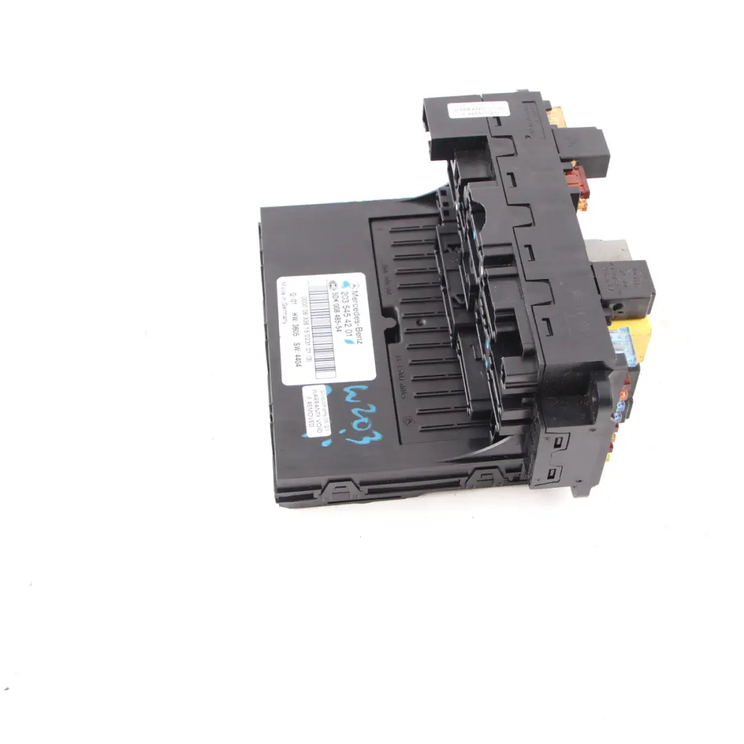 Mercedes W203 C209 SAM Control Unit Module Fuse Box Front - SKU A2035454201 - Part number A2035454201