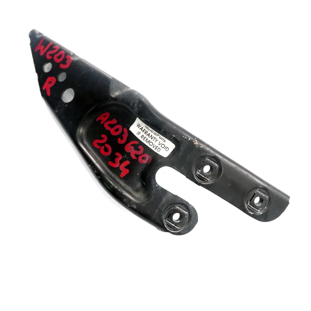 Mercedes W203 Parachoques delantero derecho Placa de soporte - SKU A2036202034 - Número de pieza A2036202034