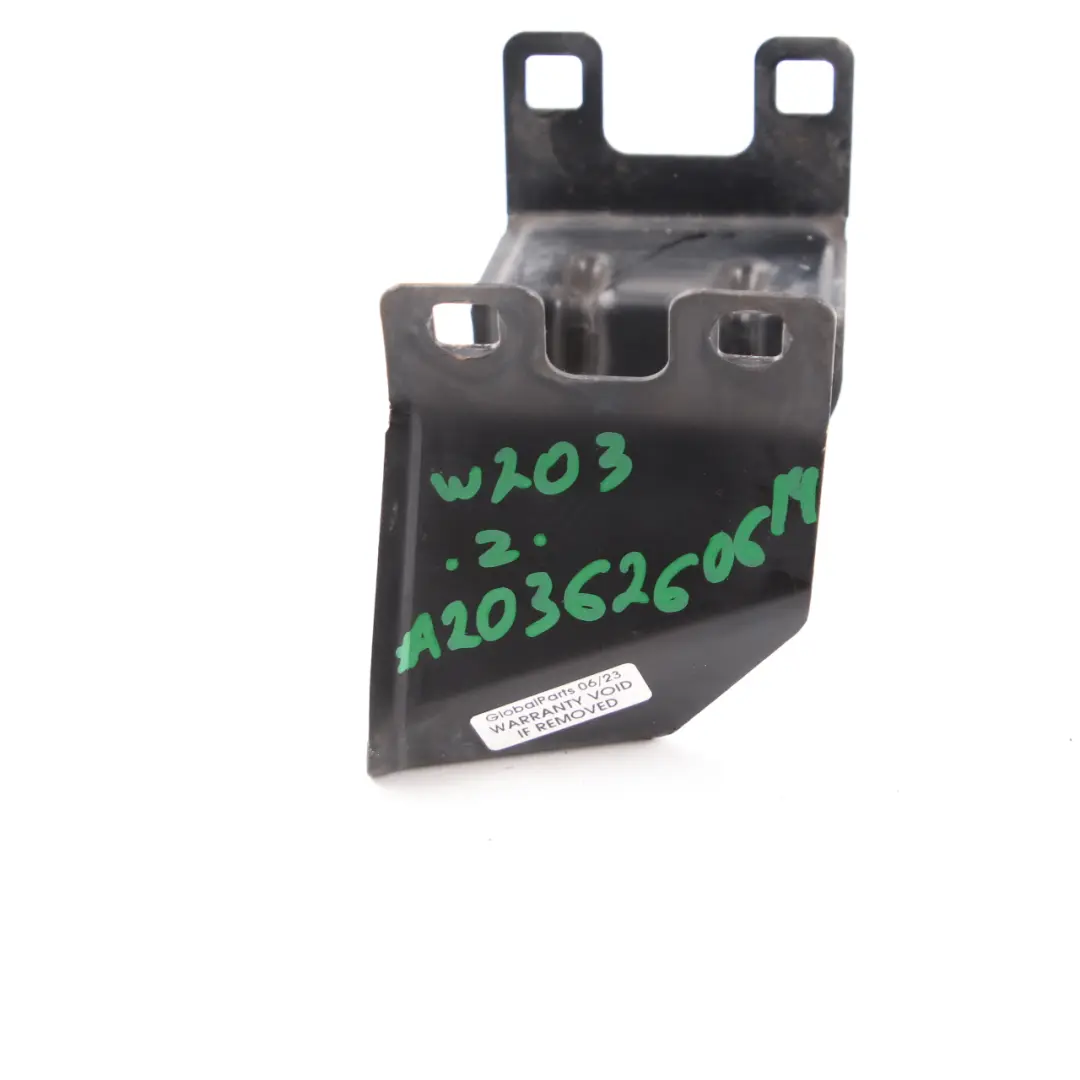 Front Bumper Holder Mount Bracket Right O/S Bar to Mercedes CLC CL203 with Part number A2036260614 Mercedes CLC CL203 Front Bumper Holder Mount Bracket Right O/S Bar - SKU A2036260614 - Part number A2036260614