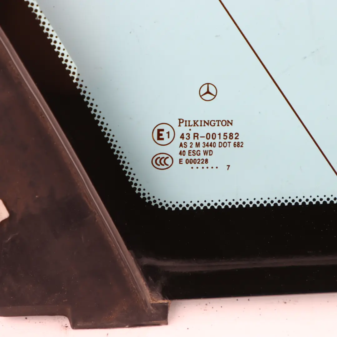 Glass Side Window Left N/S to Mercedes S203 with Part number A2036703512 Mercedes S203 Glass Side Window Left N/S - SKU A2036703512 - Part number A2036703512