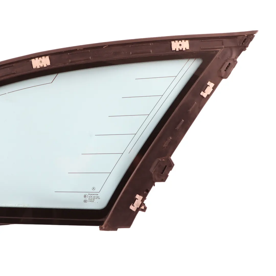 Mercedes S203 Side Glass Window Rear Right O/S - SKU A2036703812 - Part number A2036703812