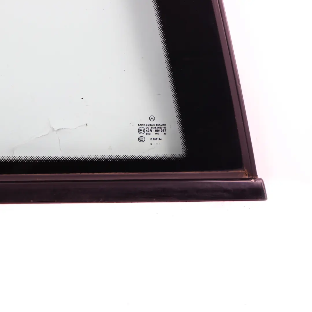 Window Mercedes CL203 Rear Right O/S FIxed Window Glass AS2 Jaspis Blue 345 to with Part number A2036706012 Window Mercedes CL203 Rear Right O/S FIxed Window Glass AS2 Jaspis Blue 345 - SKU A2036706012-JAS - Part number A2036706012