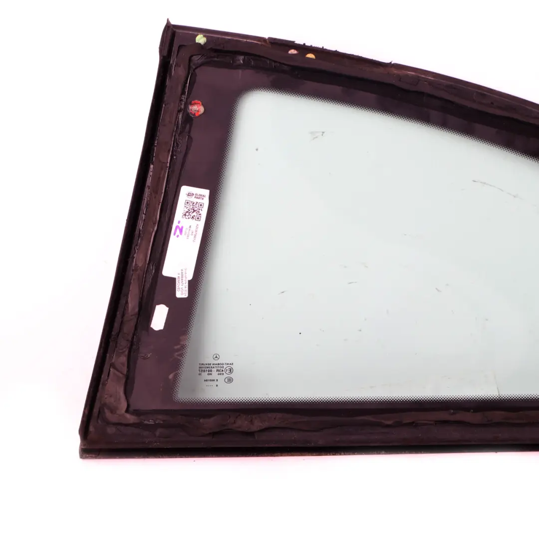 Window Mercedes CL203 Rear Right O/S FIxed Window Glass AS2 Jaspis Blue 345 to with Part number A2036706012 Window Mercedes CL203 Rear Right O/S FIxed Window Glass AS2 Jaspis Blue 345 - SKU A2036706012-JAS - Part number A2036706012