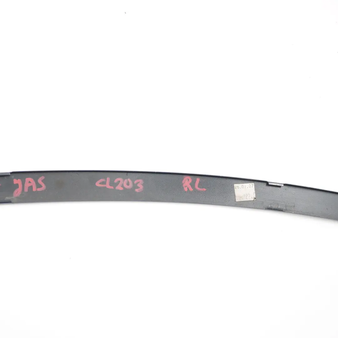 Quarter Window Trim Strip Rear Left N/S Jaspisblau Blue - 345 to Mercedes CLC CL203 with Part number A2036731738 Mercedes CLC CL203 Quarter Window Trim Strip Rear Left N/S Jaspisblau Blue - 345 - SKU A2036731738-JAS - Part number A2036731738