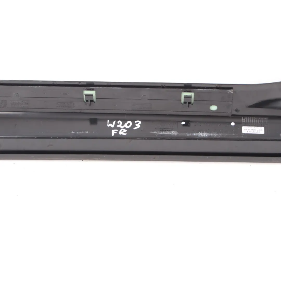 Door Sill Front Right O/S Step Entrance Cover Trim to Mercedes W203 with Part number A2036800835 Mercedes W203 Door Sill Front Right O/S Step Entrance Cover Trim - SKU A2036800835 - Part number A2036800835