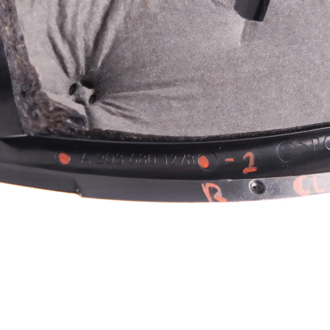 Mercedes CL203 W203 Dashboard Trim Abdeckung Panel Rechts Schwarz - SKU A2036801278-2 - Teilenummer A2036801278