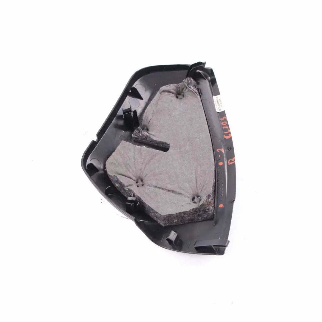 Salpicadero Tapa Panel Derecho O/S Negro para Mercedes CL203 W203 con número de pieza A2036801278 Mercedes CL203 W203 Salpicadero Tapa Panel Derecho O/S Negro - SKU A2036801278-2 - Número de pieza A2036801278