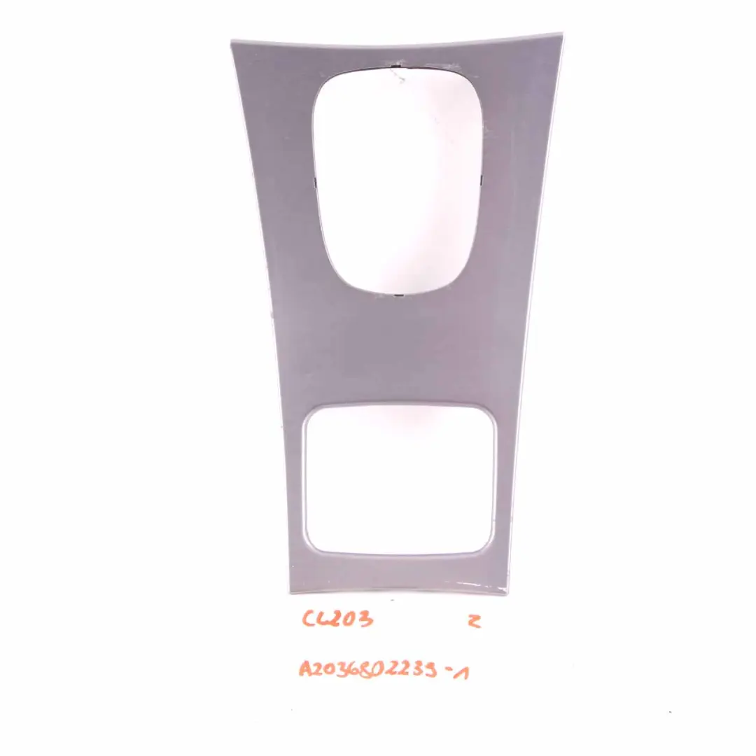 Centre Console Trim Frame Cover Panel Gear Alu 1 to Mercedes CL203 with Part number A2036802239 Mercedes CL203 Centre Console Trim Frame Cover Panel Gear Alu 1 - SKU A2036802239-1 - Part number A2036802239