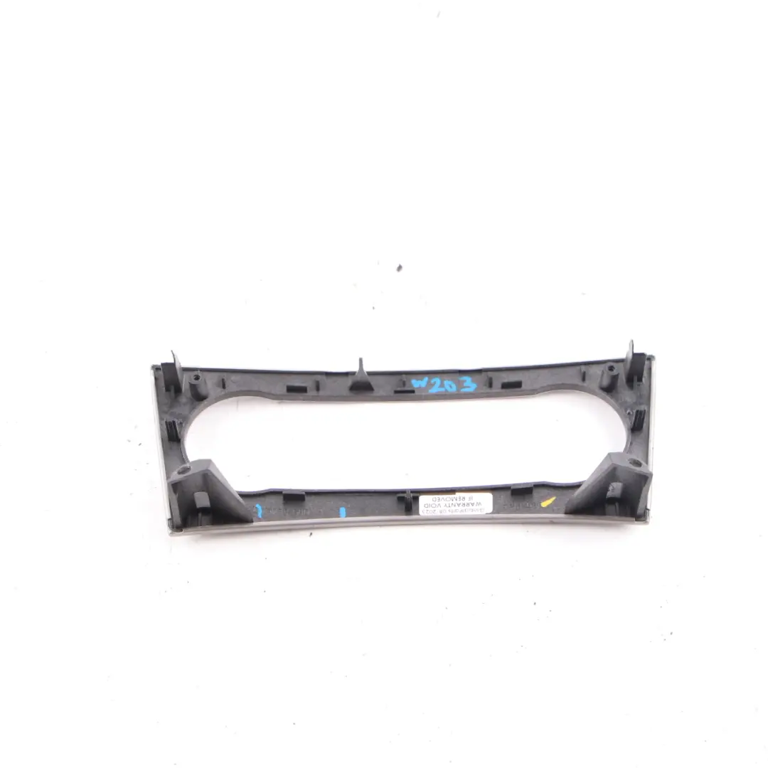 Climate Control Trim Panel Dashboard Aluminium to Mercedes W203 Cover with Part number A2036803982 Mercedes W203 Cover Climate Control Trim Panel Dashboard Aluminium - SKU A2036803982 - Part number A2036803982