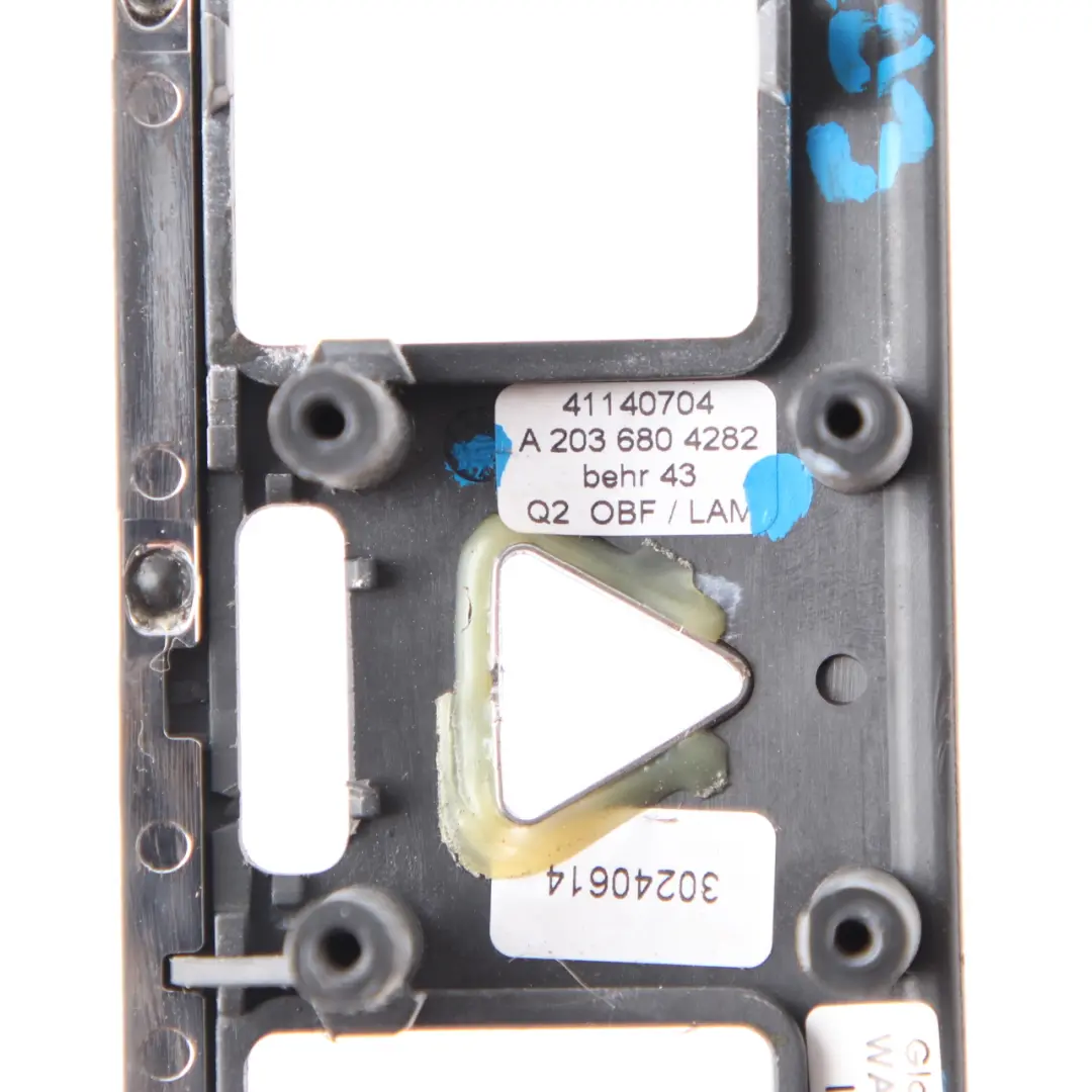 Mercedes W203 Centre Console Hazard Switch Trim Frame Cover Wood - SKU A2036804282 - Part number A2036804282