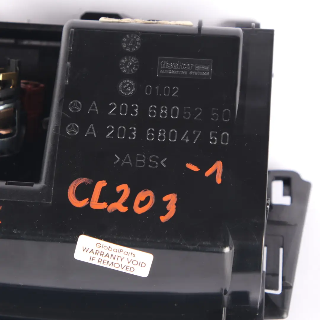 Posacenere Console Centrale Mercedes CL203 W203 Vassoio Anteriore per con numero di parte A2036805250 Posacenere Console Centrale Mercedes CL203 W203 Vassoio Anteriore - SKU A2036805250-1 - Numero di parte A2036805250