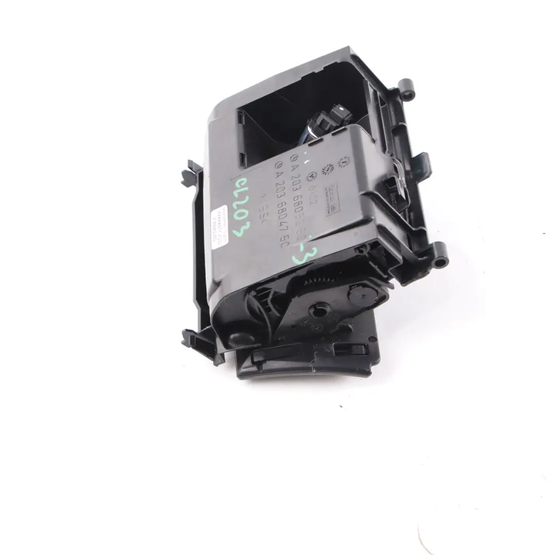 Mercedes CL203 W203 Ascher Mittelkonsole Ablagefach Vorne Schwarz - SKU A2036805250-3 - Teilenummer A2036805250