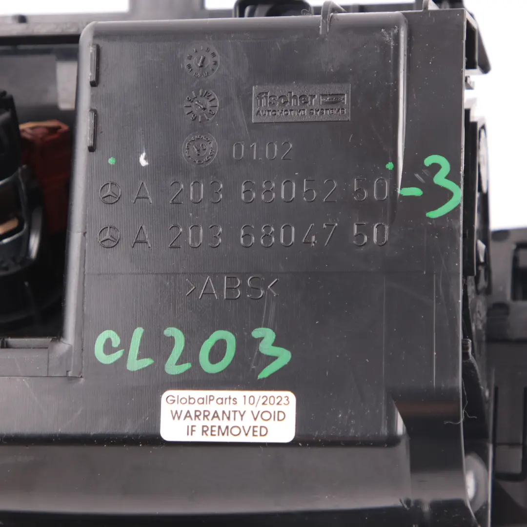 Centre Console Ashtray Mercedes CL203 W203 Front Storage Tray Black to with Part number A2036805250 Centre Console Ashtray Mercedes CL203 W203 Front Storage Tray Black - SKU A2036805250-3 - Part number A2036805250