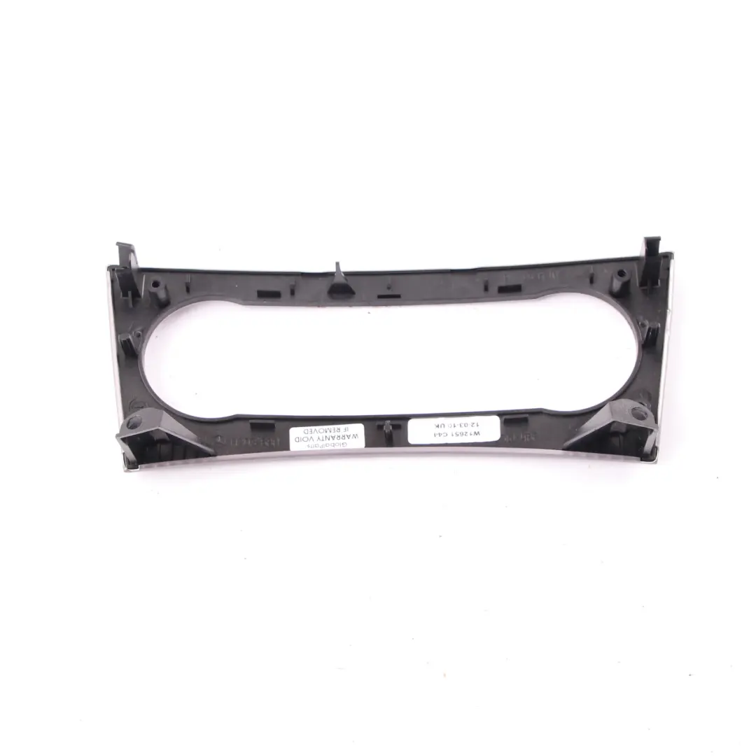 Center Console Mercedes CL203 1 Control Panel Frame Aluminium to Cover with Part number A2036806107 Cover Center Console Mercedes CL203 1 Control Panel Frame Aluminium - SKU A2036806107-1 - Part number A2036806107
