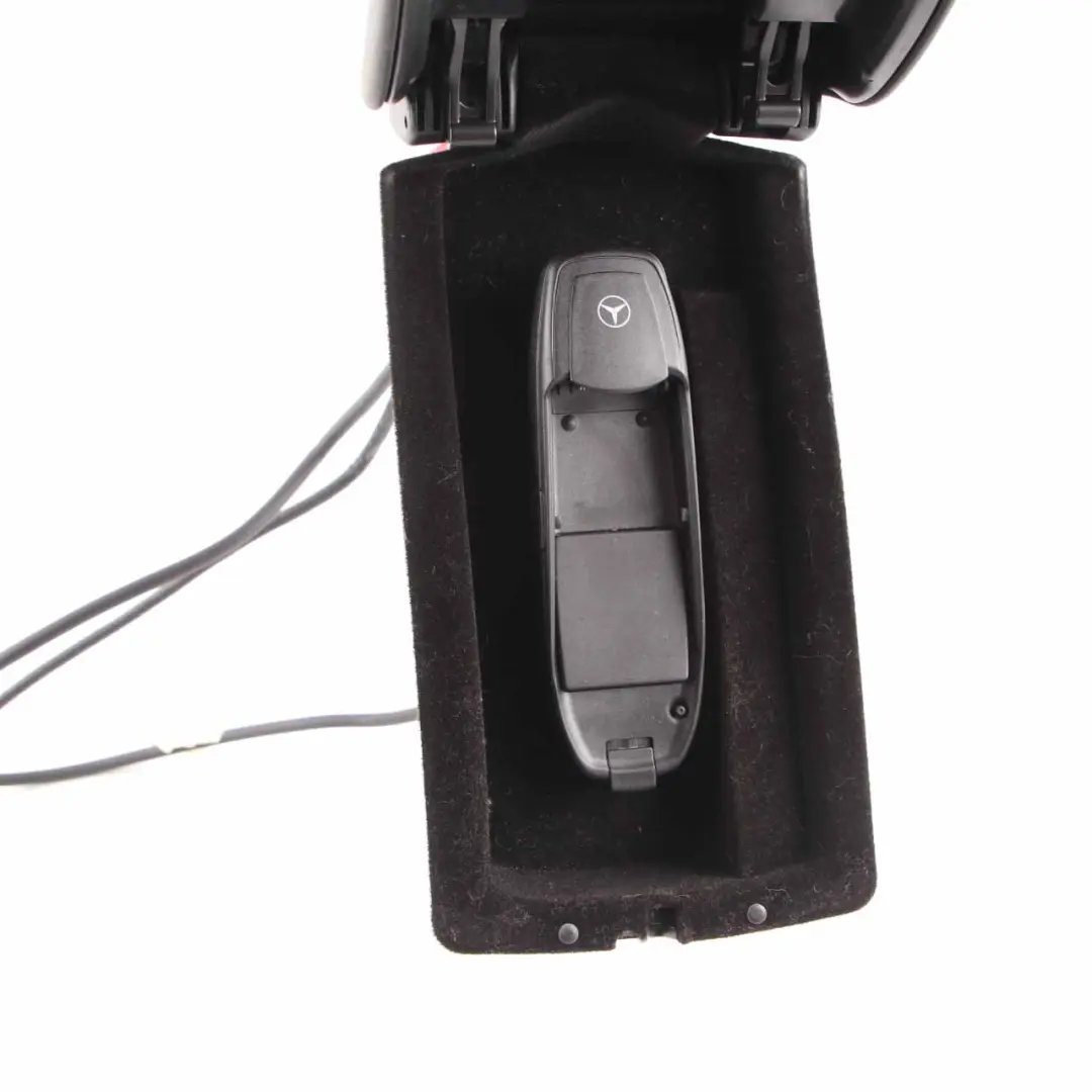 Mercedes CL203 Centre Console Storage Tray Armrest Arm Rest Black - SKU A2036808050-1 - Part number A2036808050