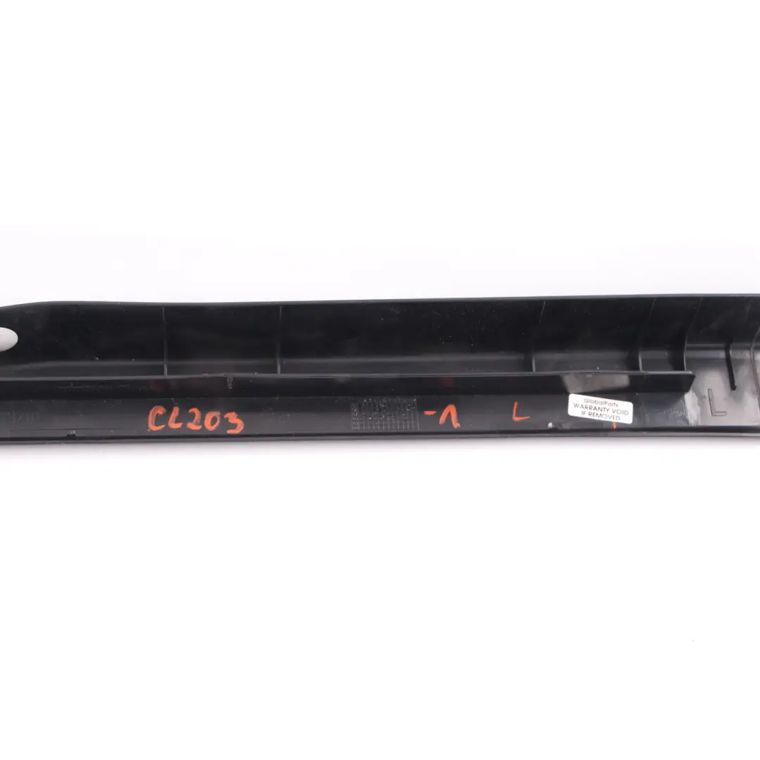 Mercedes CL203 Rail seuil de porte gauche Cache intérieur porte Noir - SKU A2036861936-2 - Numéro de pièce A2036861936