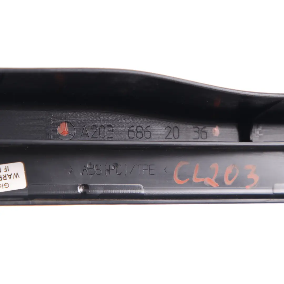 Mercedes CL203 Rail Bas Porte Bas Porte Droit Bande Protection Noir - SKU A2036862036-2 - Numéro de pièce A2036862036