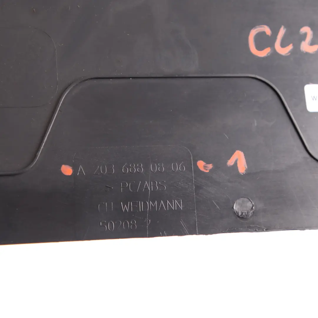 Kick Panel Trim Cover Right O/S 1 to Mercedes CL203 W203 with Part number A2036880806 Mercedes CL203 W203 Kick Panel Trim Cover Right O/S 1 - SKU A2036880806-1 - Part number A2036880806