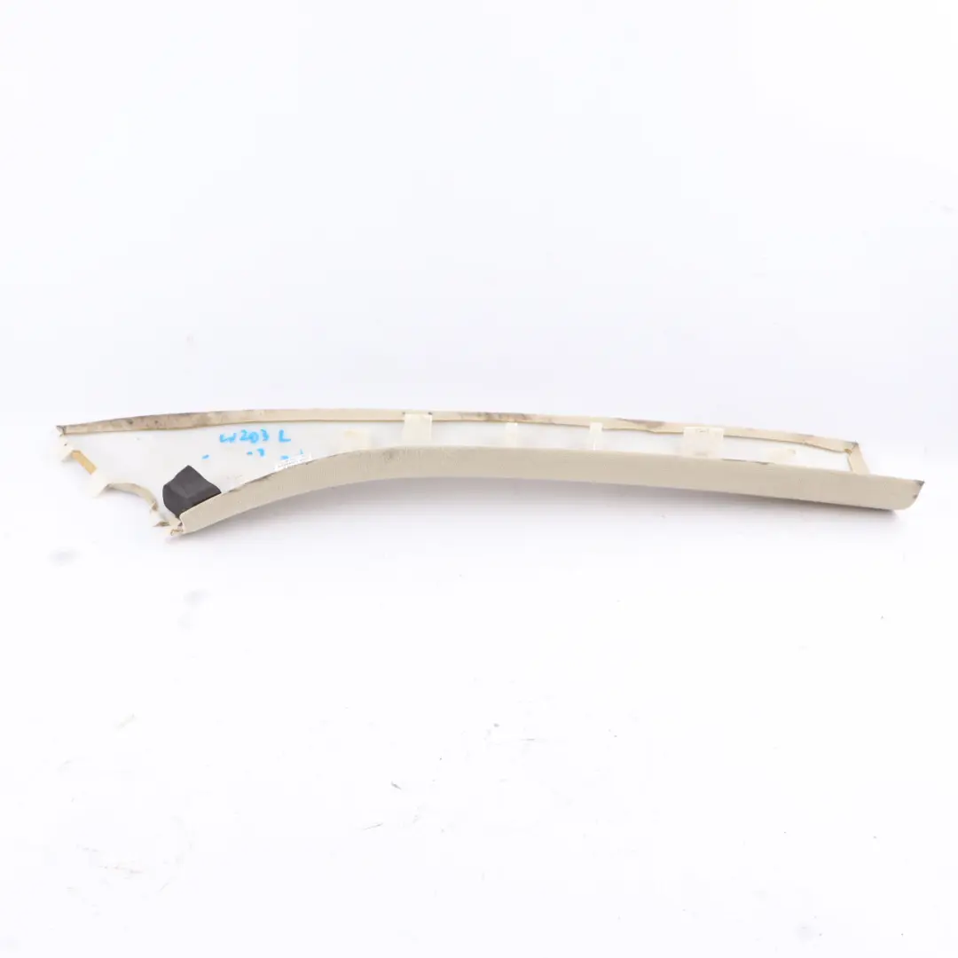 Mercedes W203 Column A-Pillar Trim Cover Panel Left N/S Cover Beige - SKU A2036900925-1 - Part number A2036900925