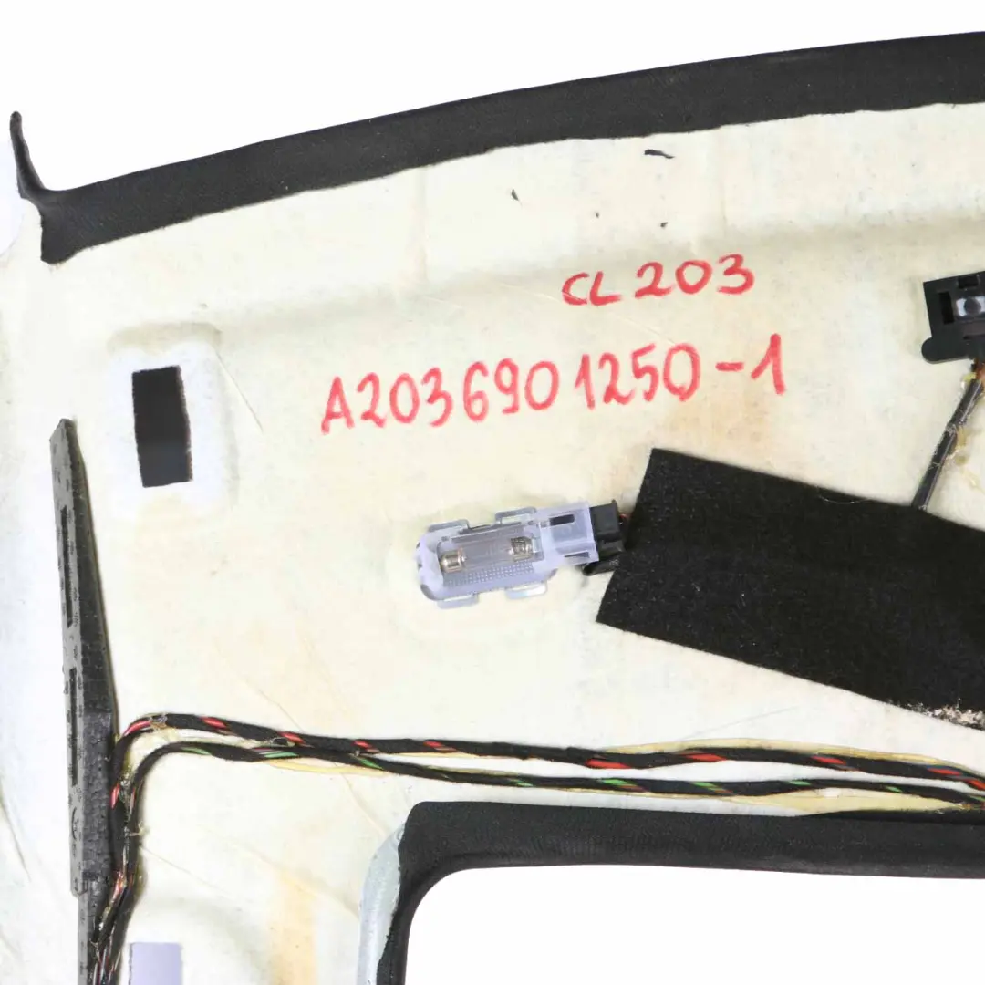 Headlining Mercedes CL203 W203 Coupe Panoramic Sliding Roof Black to with Part number A2036901250 Headlining Mercedes CL203 W203 Coupe Panoramic Sliding Roof Black - SKU A2036901250-1 - Part number A2036901250