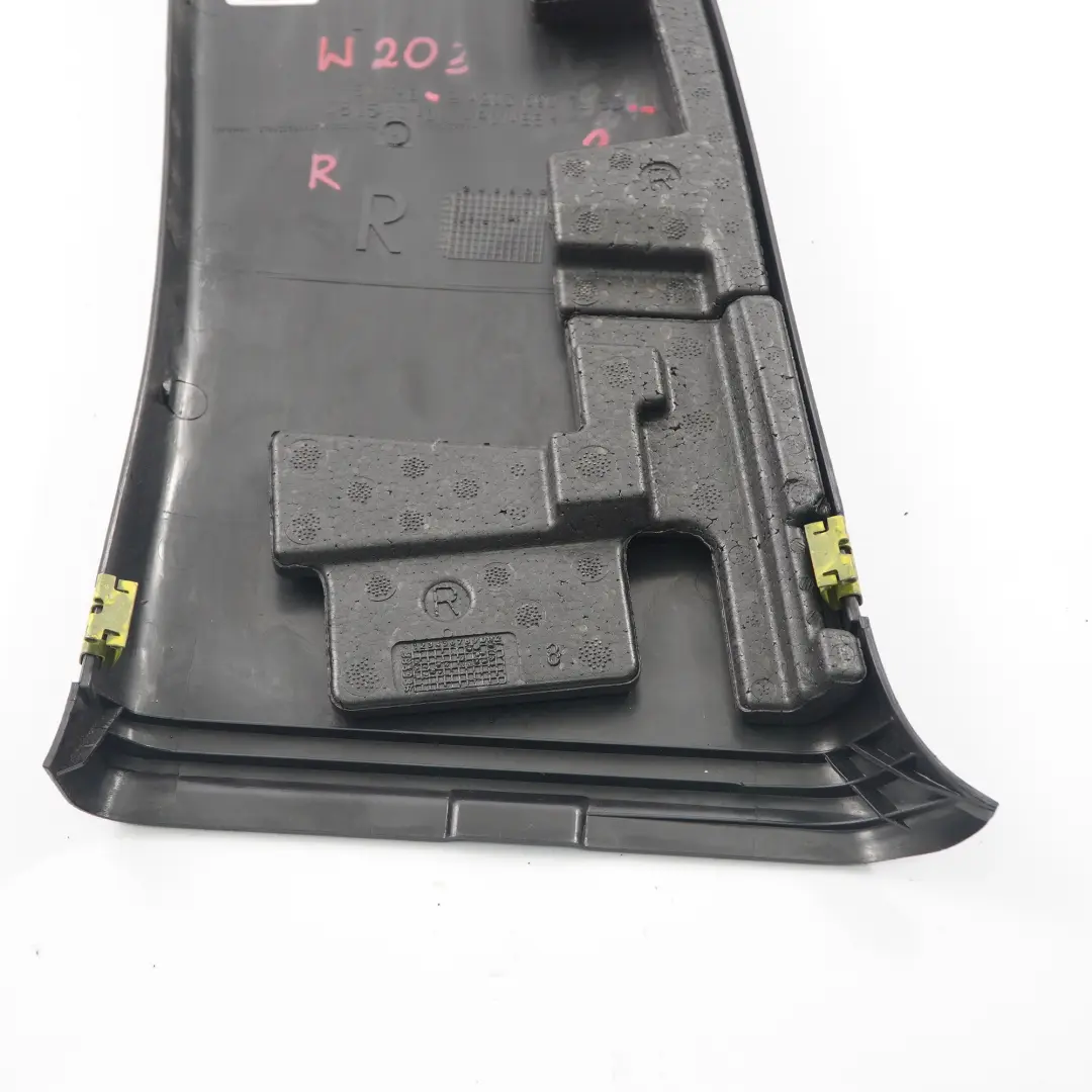 Mercedes W203 Column B-Pillar Bottom Trim Panel Right O/S Black - SKU A2036901253-2 - Part number A2036901253