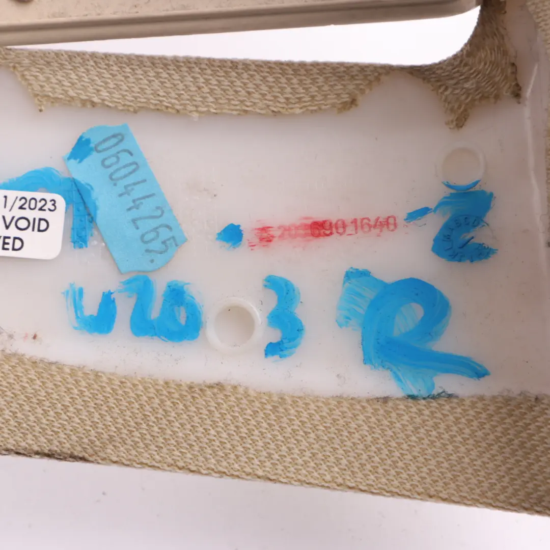 Column B-Pillar Trim Panel Right O/S Cover Beige to Mercedes W203 with Part number A2036901640 Mercedes W203 Column B-Pillar Trim Panel Right O/S Cover Beige - SKU A2036901640-2 - Part number A2036901640