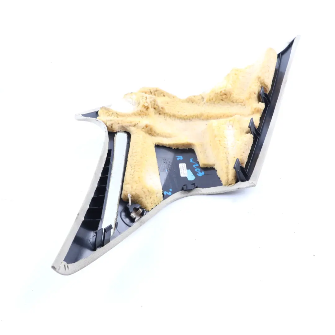 Mercedes W203 C-Pillar Column Trim Panel Rear Right O/S Cover Beige - SKU A2036901825-2 - Part number A2036901825
