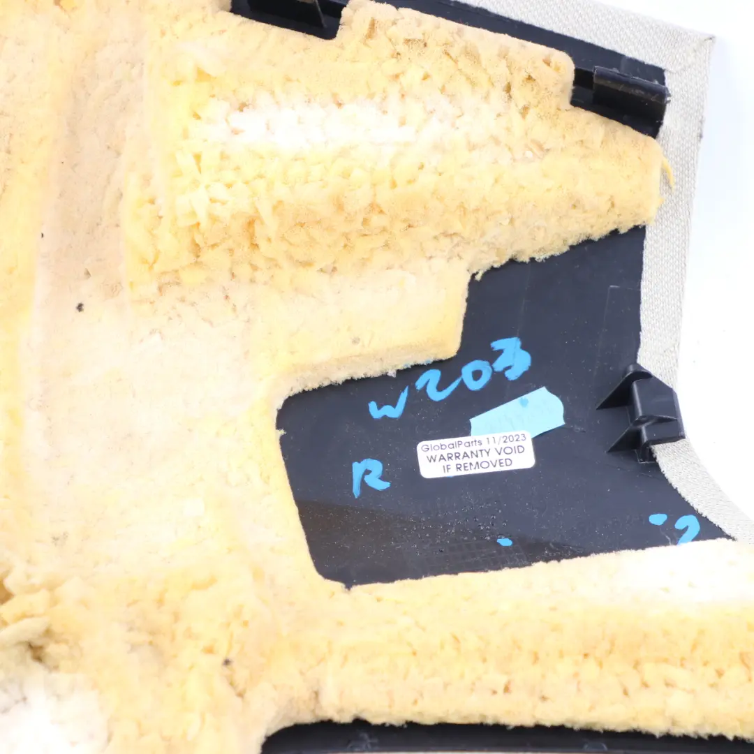 C-Pillar Column Trim Panel Rear Right O/S Cover Beige to Mercedes W203 with Part number A2036901825 Mercedes W203 C-Pillar Column Trim Panel Rear Right O/S Cover Beige - SKU A2036901825-2 - Part number A2036901825