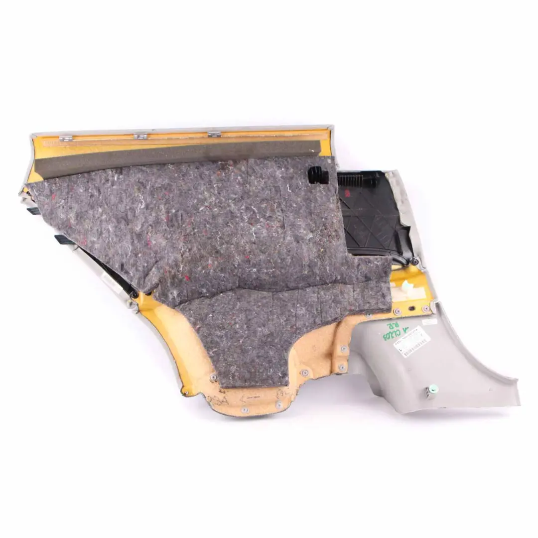 Lateral Trim Panel Rear Right O/S Imitation Leather Grey to Mercedes CLC CL203 with Part number A2036901853 Mercedes CLC CL203 Lateral Trim Panel Rear Right O/S Imitation Leather Grey - SKU A2036901853-1 - Part number A2036901853
